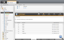 Versionsnummern im ChangeSet