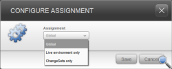 Usermanagement - Set rights only in an ChangeSet